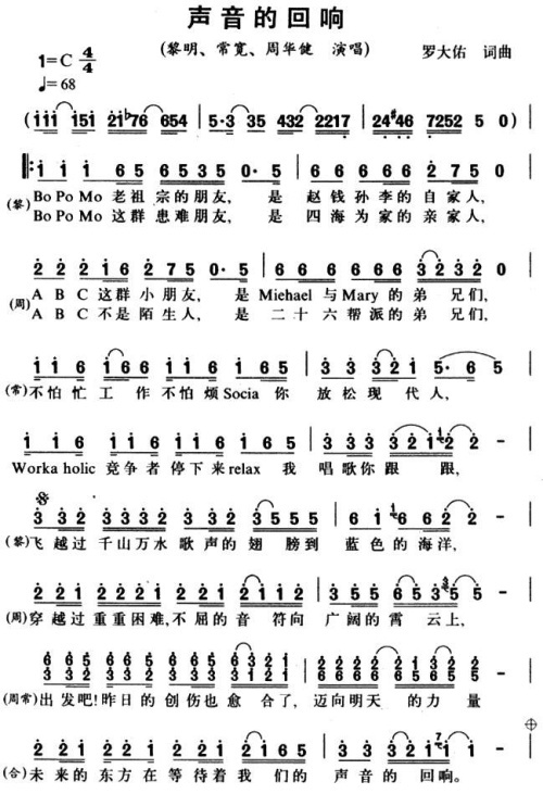 声音的回响