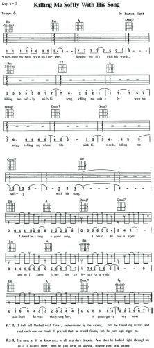 Killing Me Softly With His Song