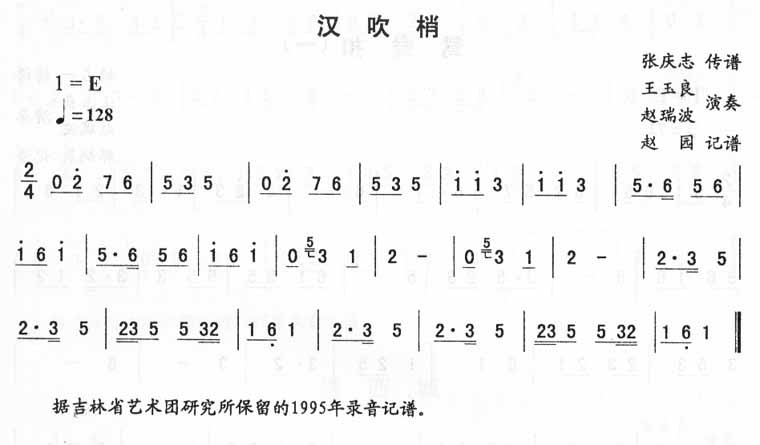 汉吹梢_二人转伴奏