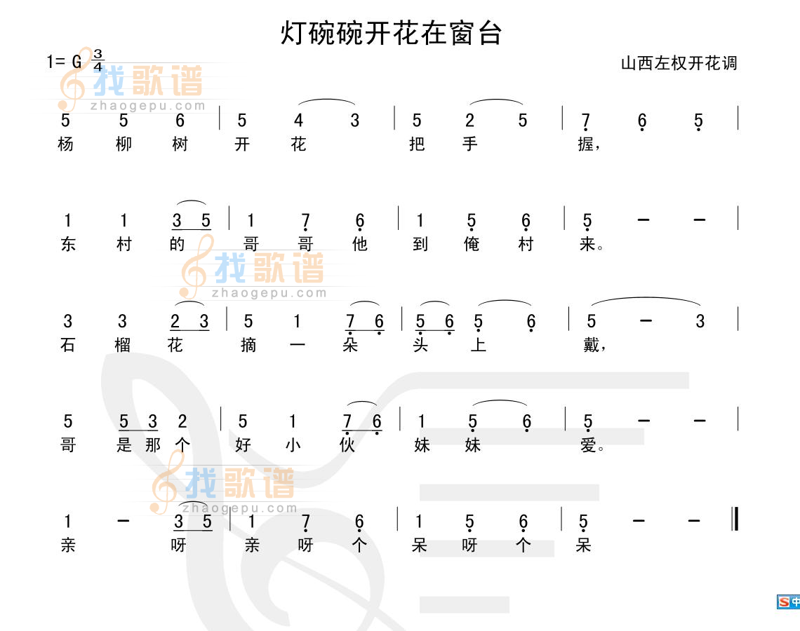 灯碗碗开花在窗台