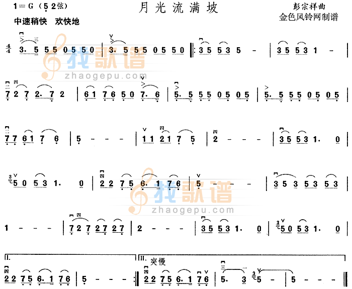 月光流满坡