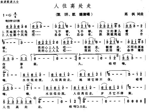人往高处走