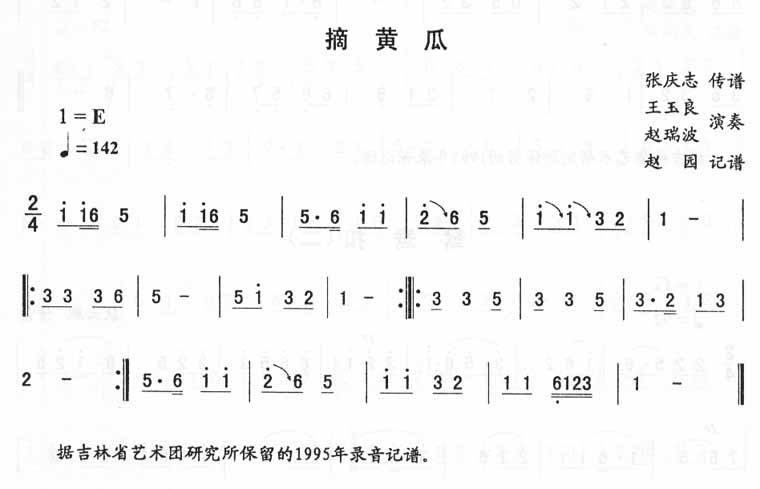 摘黄瓜_二人转伴奏