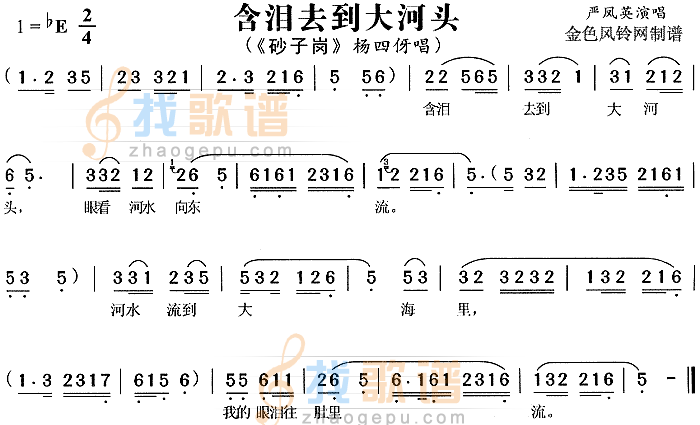 含泪去到大河头砂子岗
