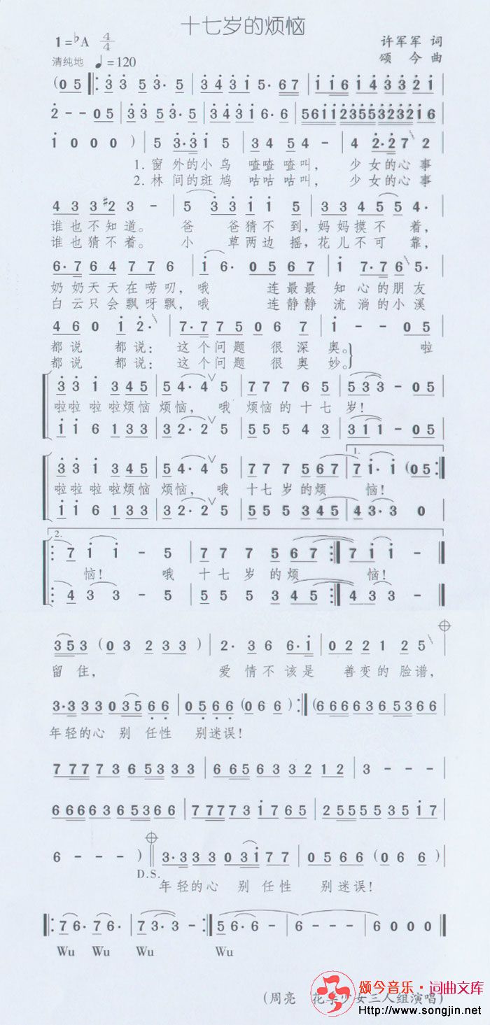 十七岁的烦恼