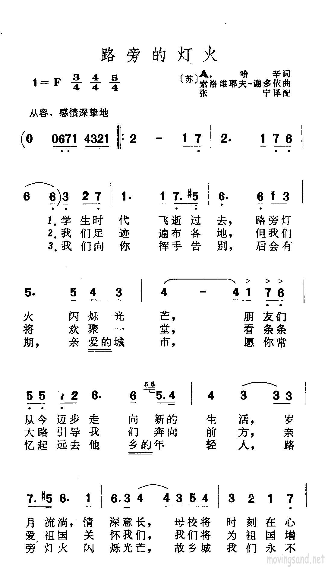 路旁的灯火
