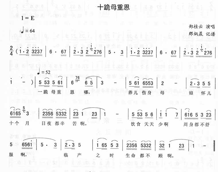 十跪母重恩－二人转