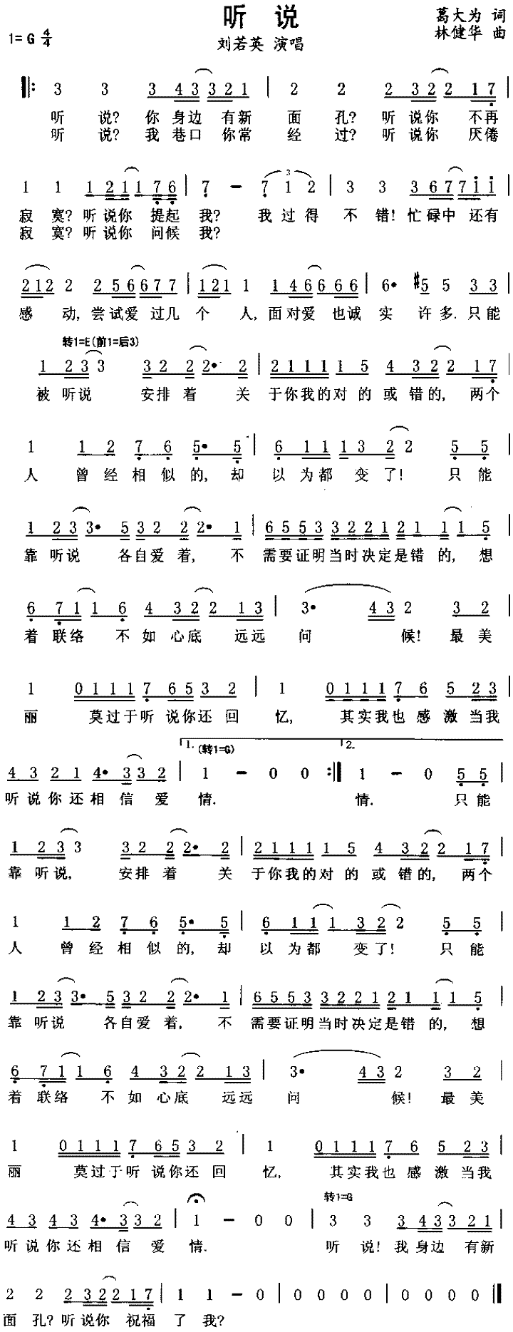 听说
