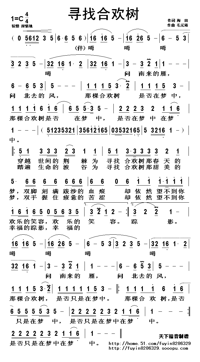 寻找合欢树