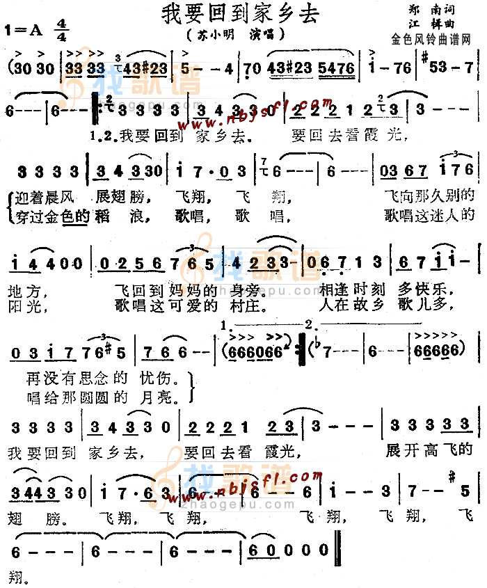 我要回到家乡去