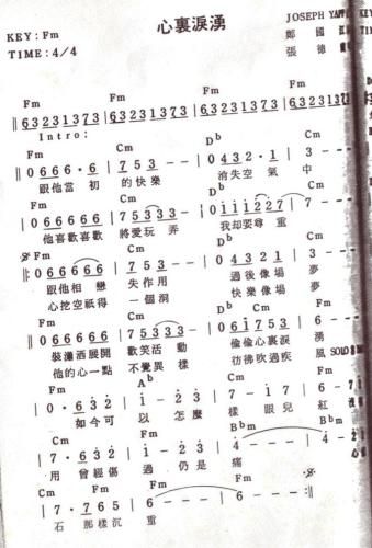 心里泪涌