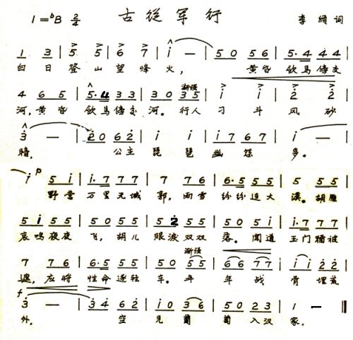 古道军行