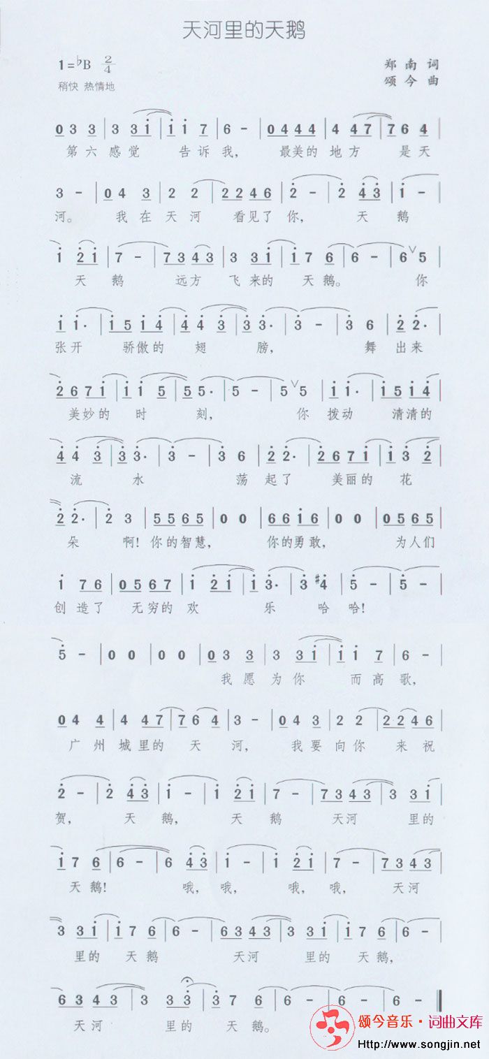天河里的天鹅