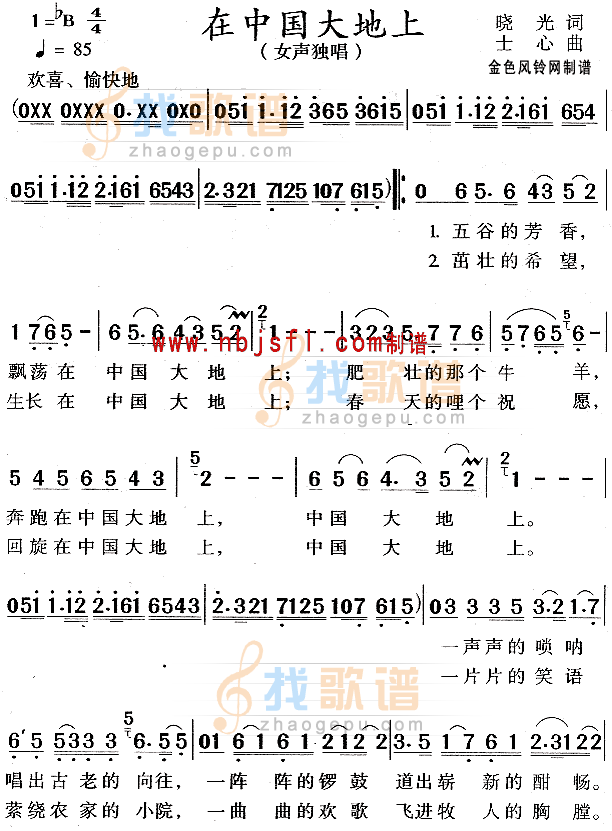 在中国大地上