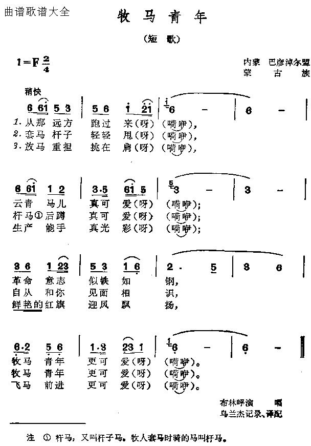 牧马青年