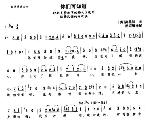 你们可知道