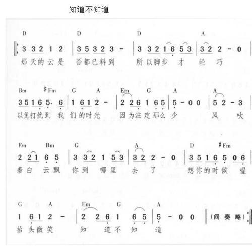 知道不知道