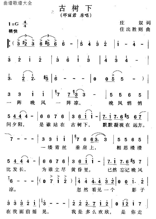 古树下