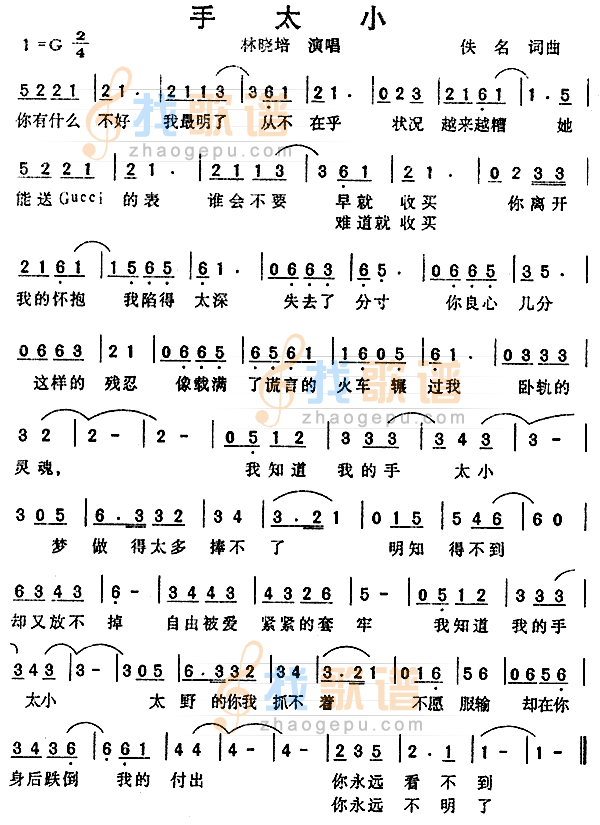 手太小