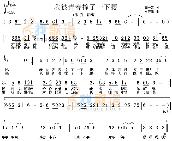 我被青春撞了一下腰