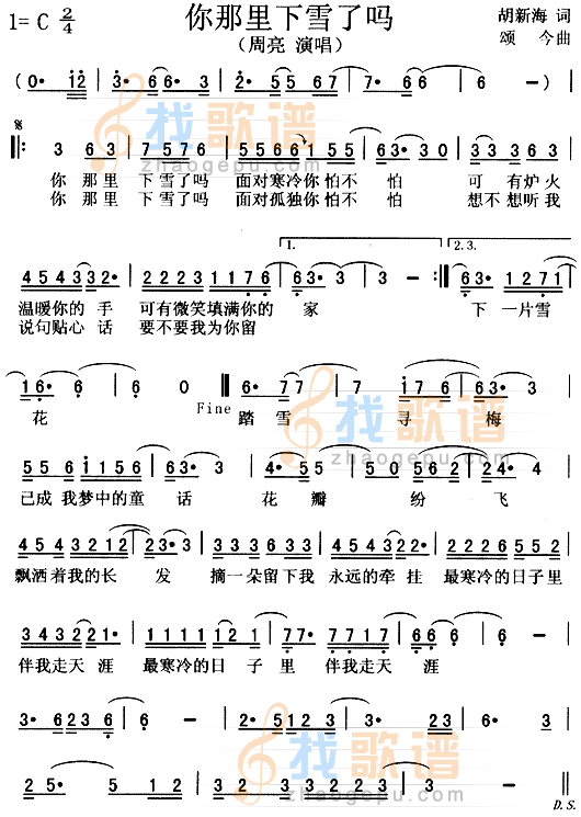 你那里下雪了吗