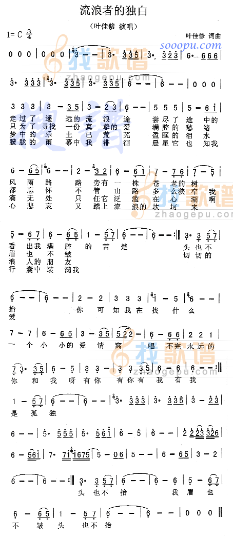 流浪者的独白