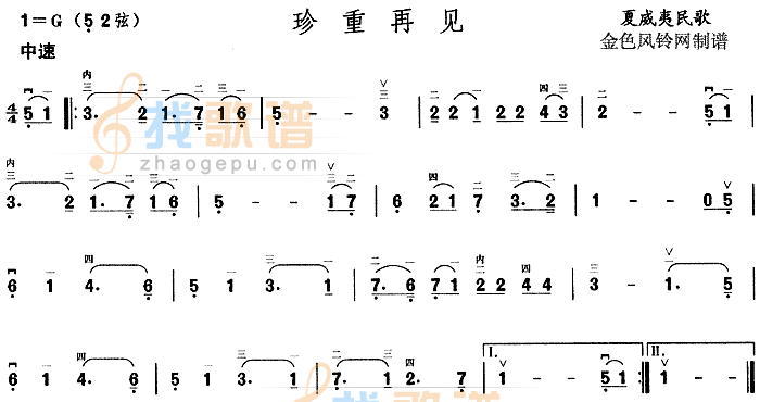 珍重再见(夏威夷民歌)