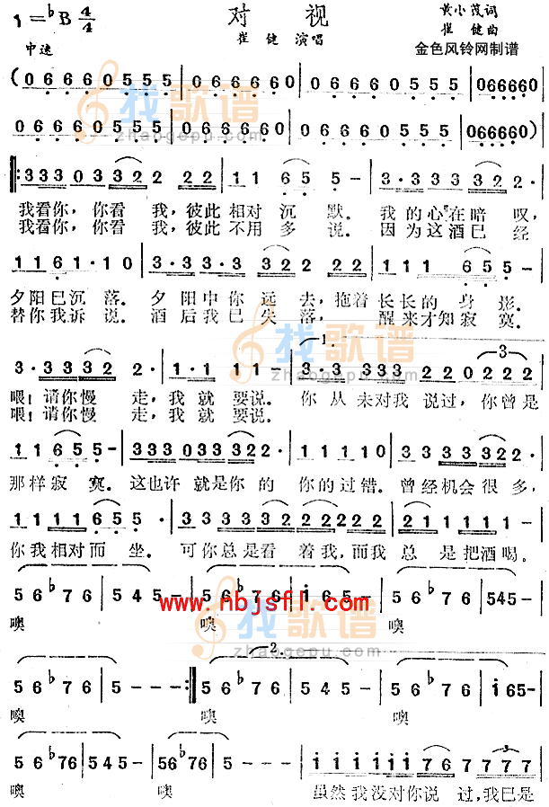 对视