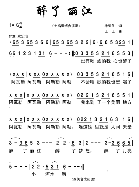 醉了丽江