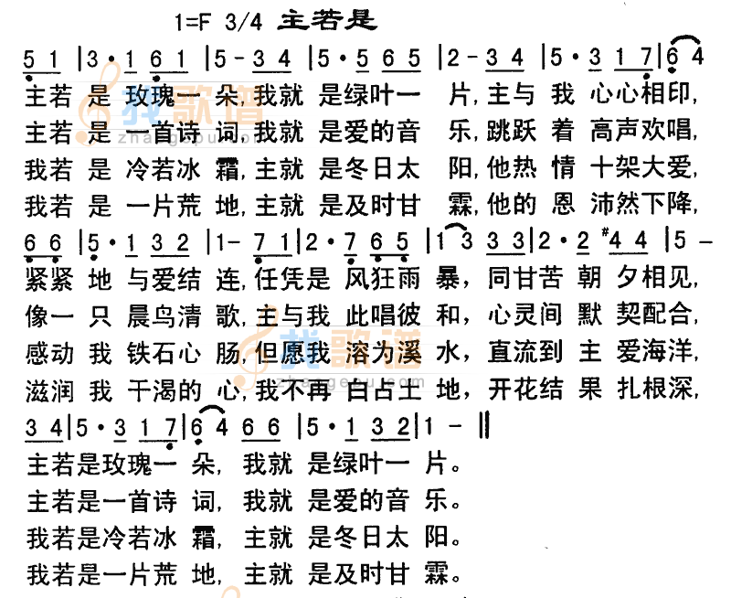 主若是