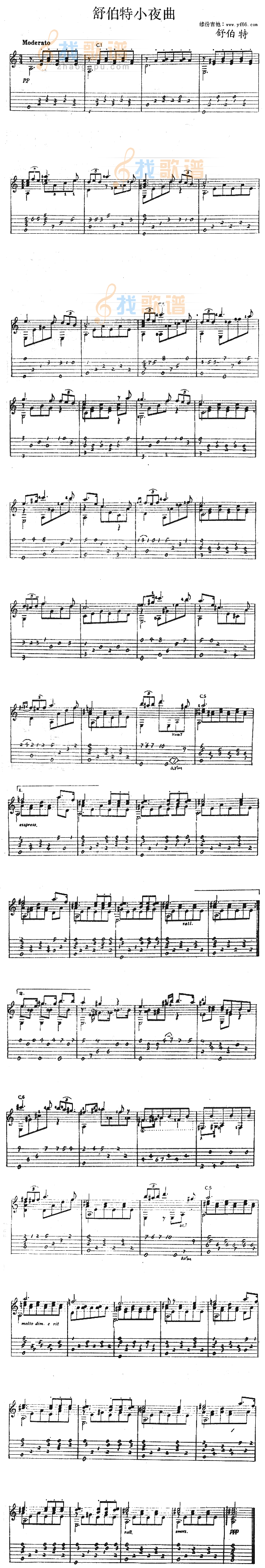 舒伯特小夜曲