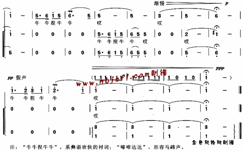 马儿哟你快快跑