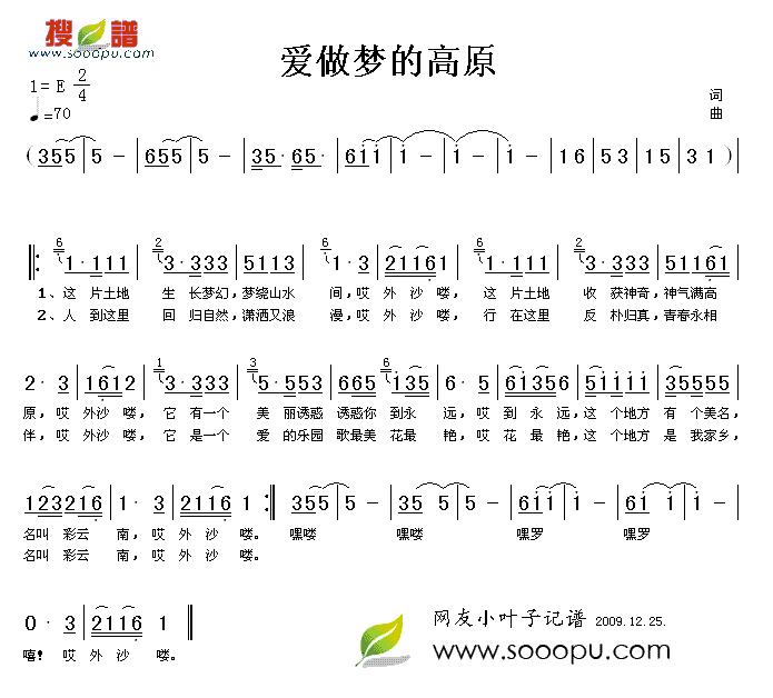 爱做梦的高原