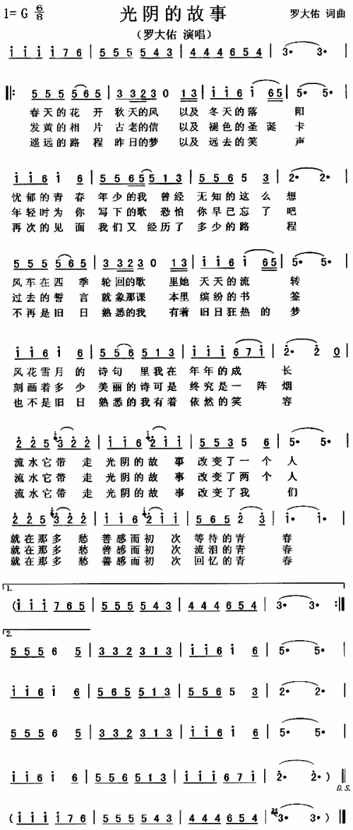 光阴的故事