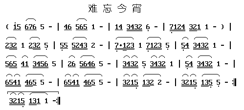 难忘今宵