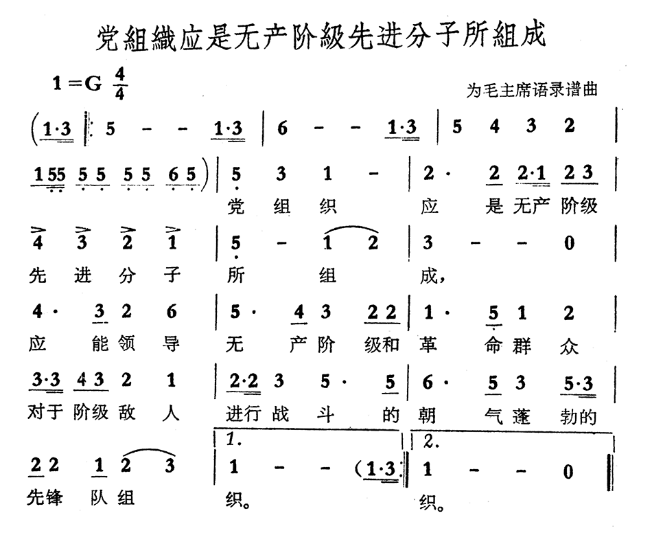党组织应是无产阶级先进分子所组成