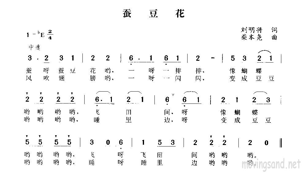 蚕豆花