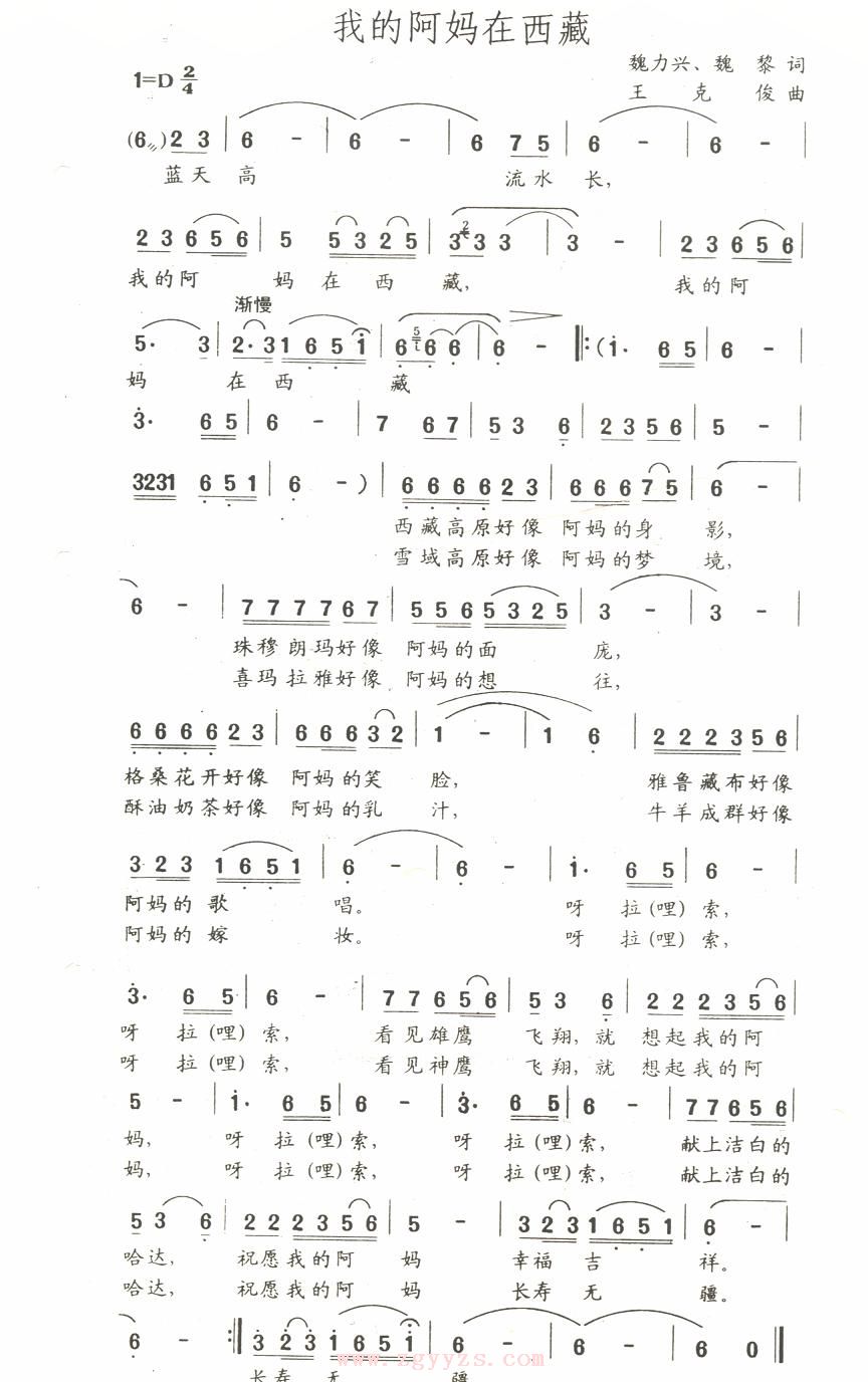 我的阿妈在西藏
