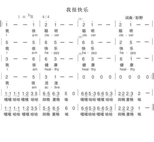 我很快乐
