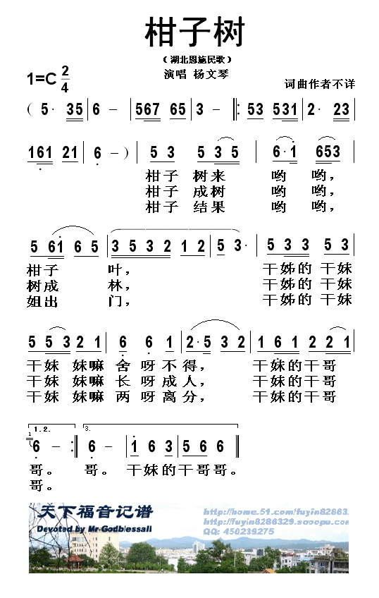 柑子树