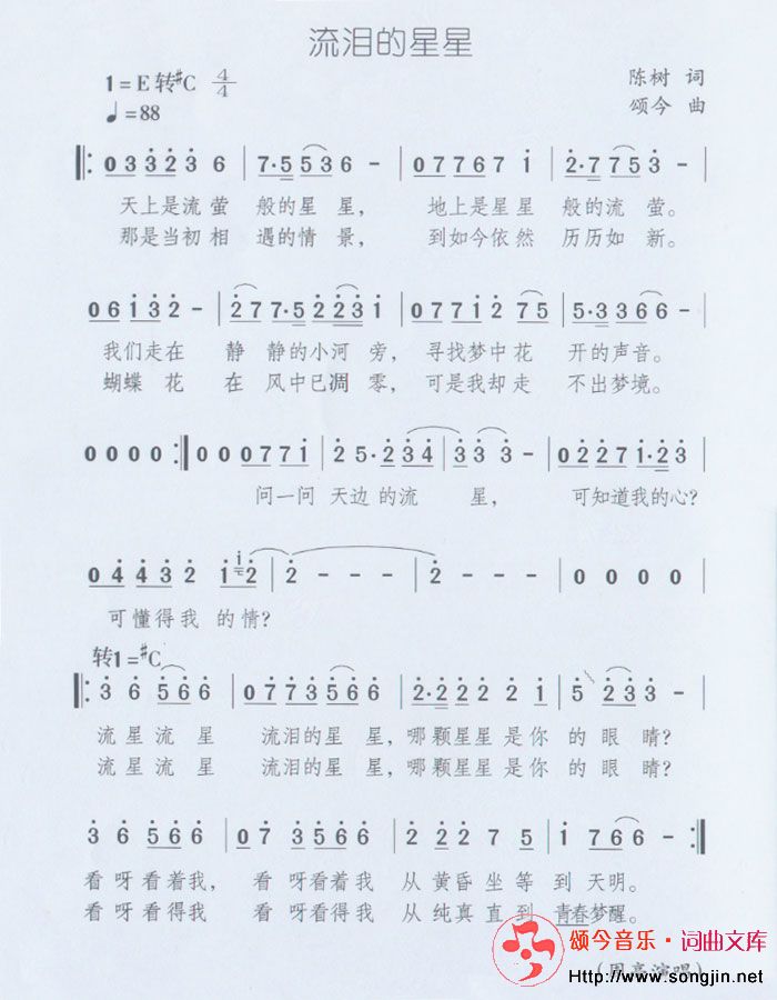 流泪的星星