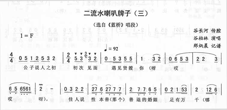 二流水喇叭牌子(三) <蓝桥>