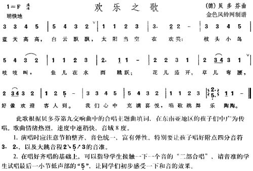 欢乐之歌(儿童歌)