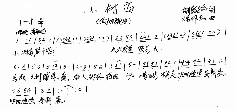 小树苗