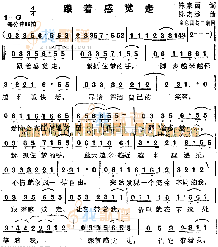 跟着感觉走