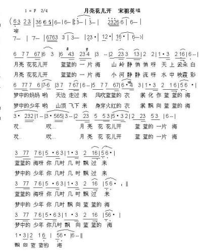 月亮花开