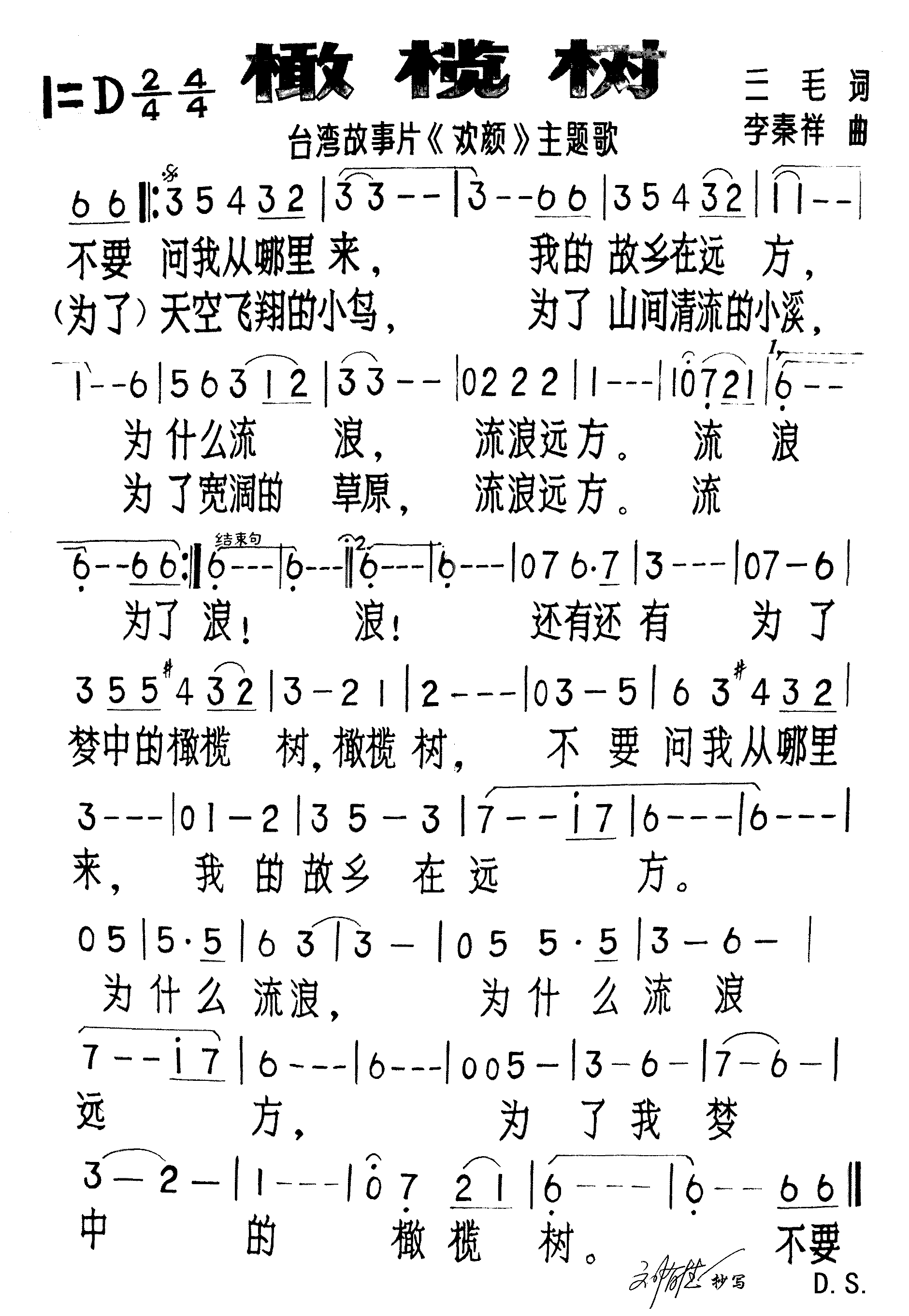 橄榄树