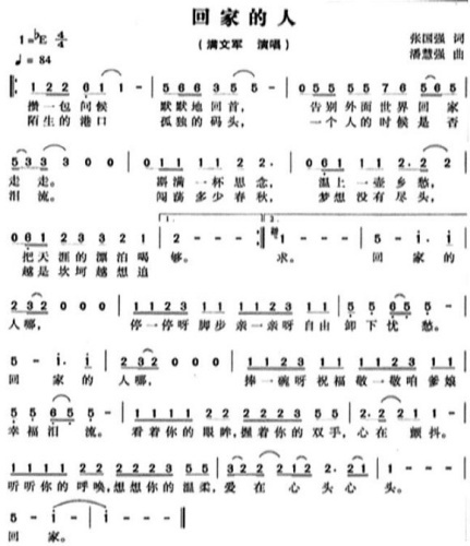 回家的人