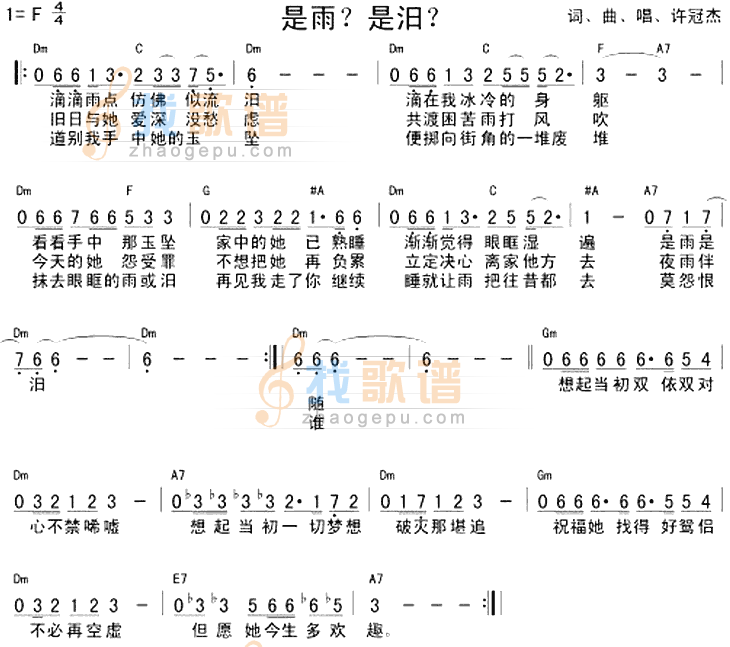 是雨是泪(粤语)