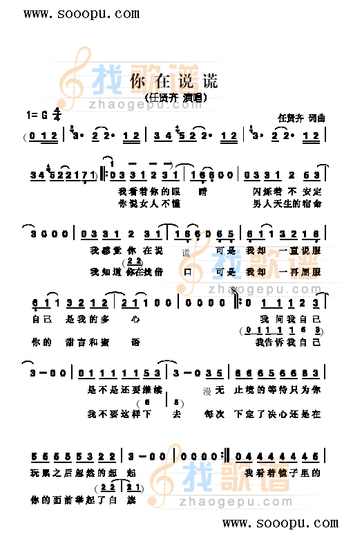你在说谎 